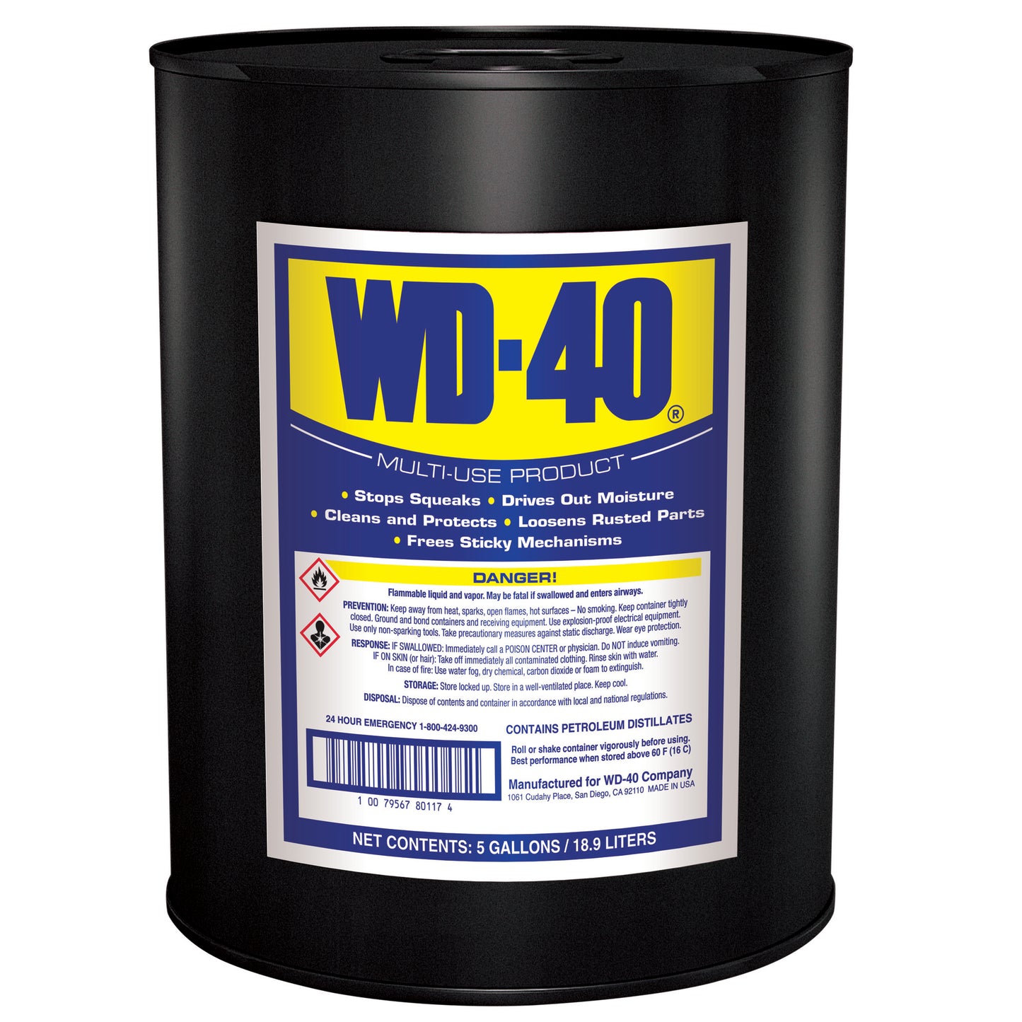 Image of 5 Gallon drum WD-40® Multi-Use Product