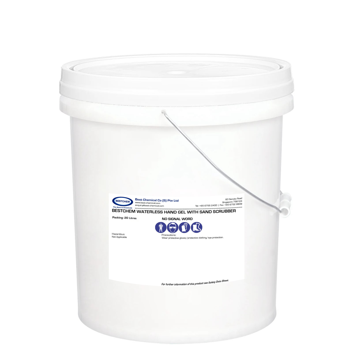 BestChem Waterless Hand Gel with Sand Scrubber