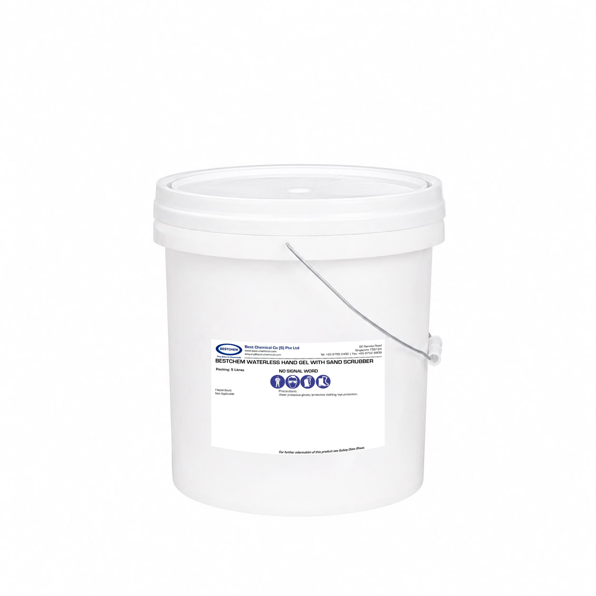 BestChem Waterless Hand Gel with Sand Scrubber