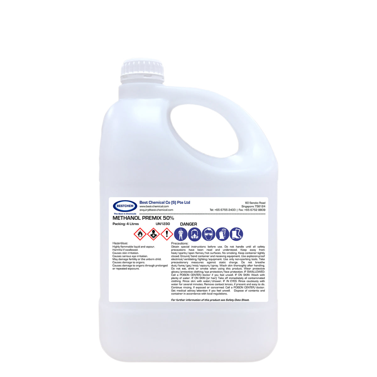 Bestchem Methanol Premix 50% (for water injection)